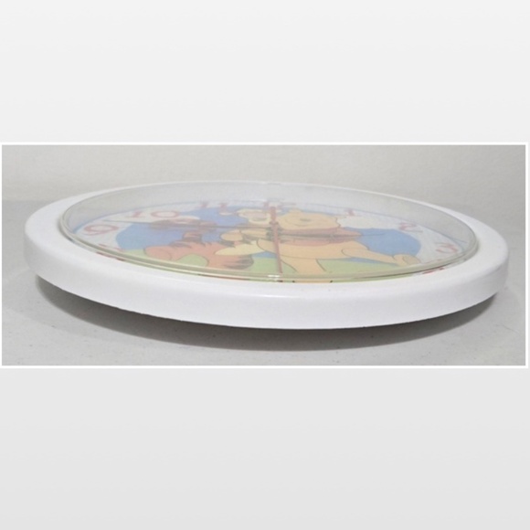 Vtg 90s Disney Wall Clock Winnie The Pooh & Tigger 10” Battery Analog Working - Picture 15 of 16